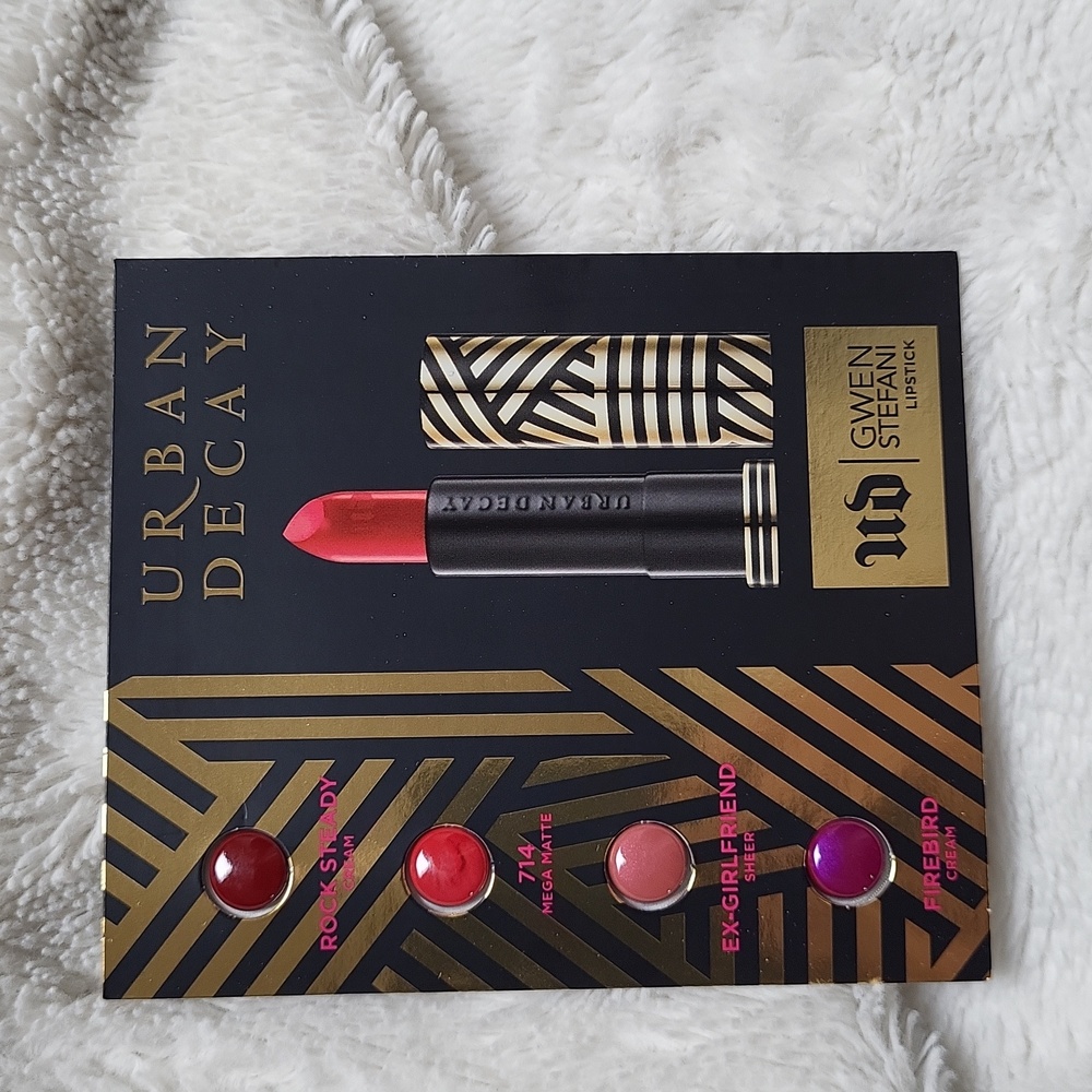 Urban Decay X Gwen Stefani Lipstick Samples! Brand New!